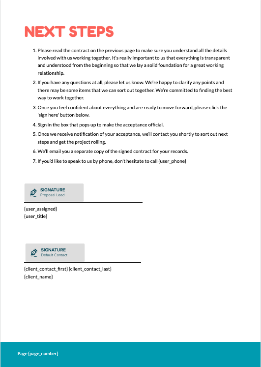 UX Design Proposal Template